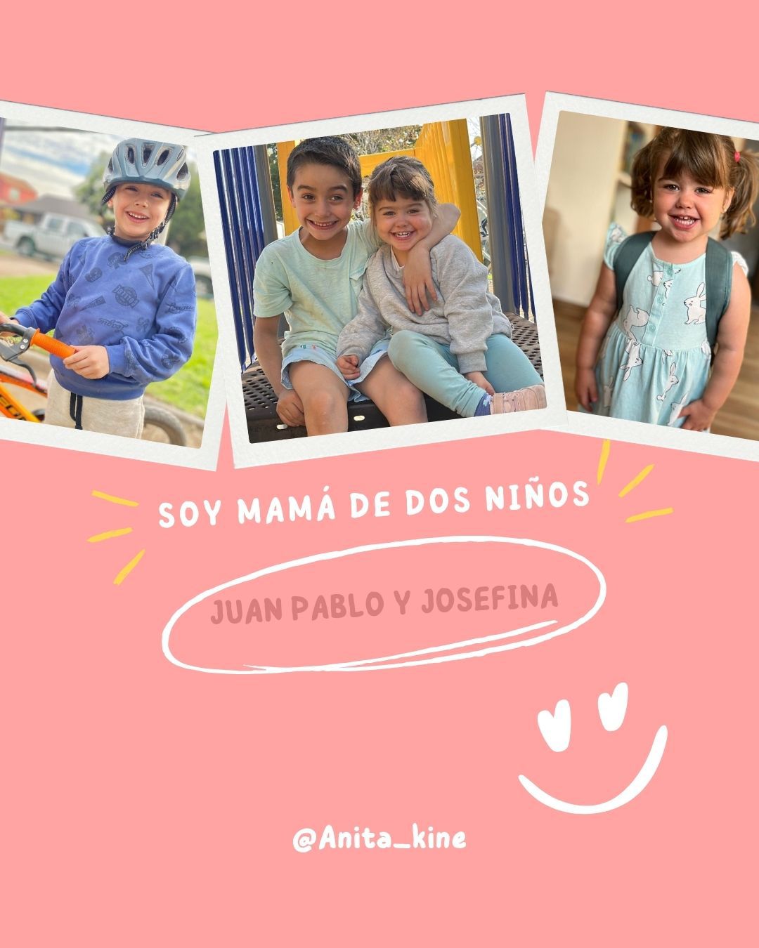 Anita kinesióloga infantil durante sesión de kine respiratoria a domicilio Santiago